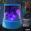 Led Projector Night Light Amazing Lamp 3 Battery Operated Lamps Rotation With The Music Function Master For Kids Bedroom Home Decoration Nightromantic Gift (Battery Not Included 1 Pc)