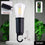 Solar  Usb Rechargeable Led Hanging Camping Bulb Lantern Light (1 Pc)