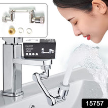 Flexible Faucet Splash Head Extender Aerator Universal Splash Filter Faucet Sprayer (1 Set)