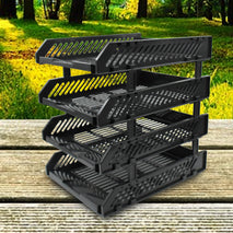 8865 File Cabinets Storage Rack Magazine Newspaper Rack Filing Cabinet Four-layer File Rack Stacking Rack Desktop File Storage Rack Office Data File Rack Drawer Type Classification Cabinet Desktop File Holder Organizer For Office (4 Layer)